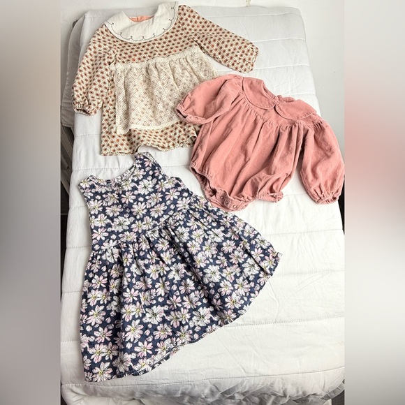 Mon bebe Other - Monbebe, CR and Moimoln Floral and Pink Kids Dress Set